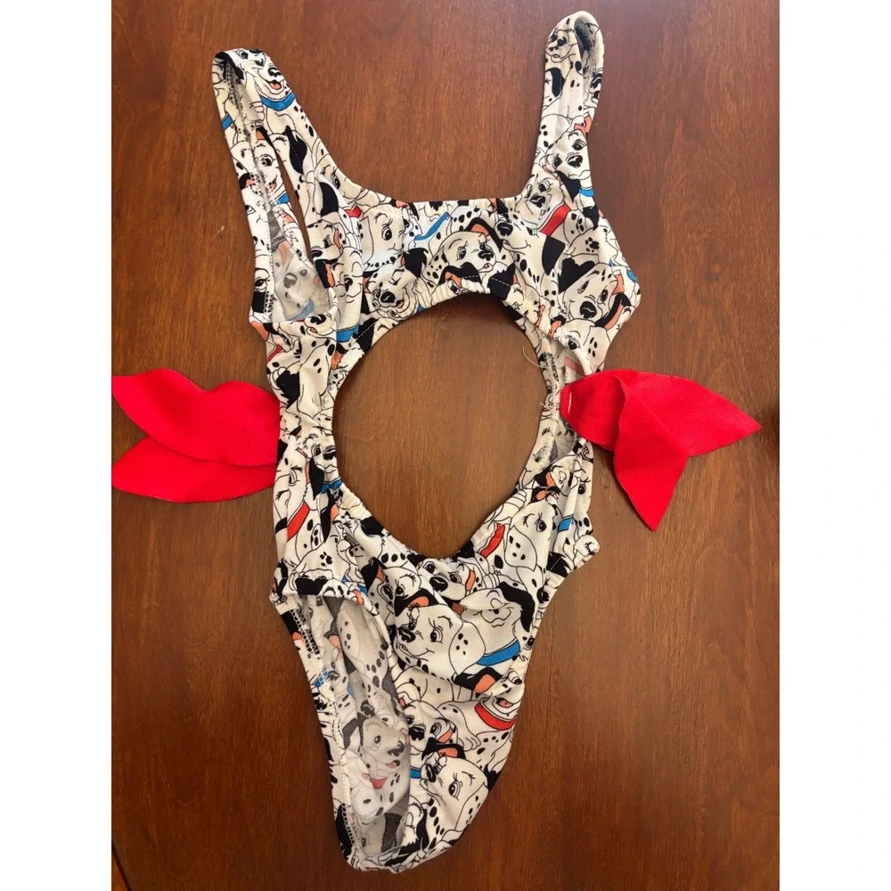 Disney Swimwear Bundle Kids 5T 6X 7 Ariel Dalmatians Swimsuits CoverUp Excellent
